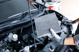 Replaced air filter
